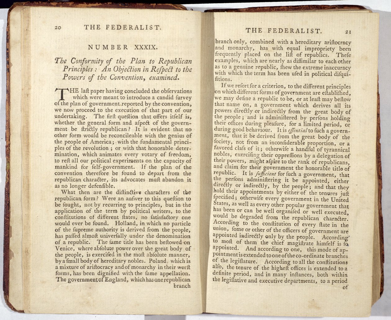 फेडरलिस्ट, 1788 में प्रकाशित (प्रिंट) द्वारा अमेरिकी स्कूल