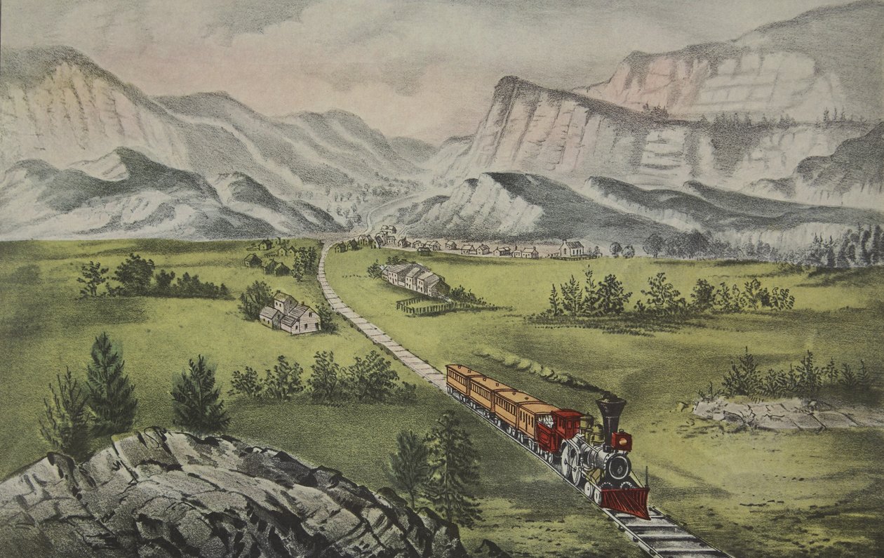 द ग्रेट वेस्ट, पब। 1870, करियर और इव्स द्वारा अमेरिकी स्कूल