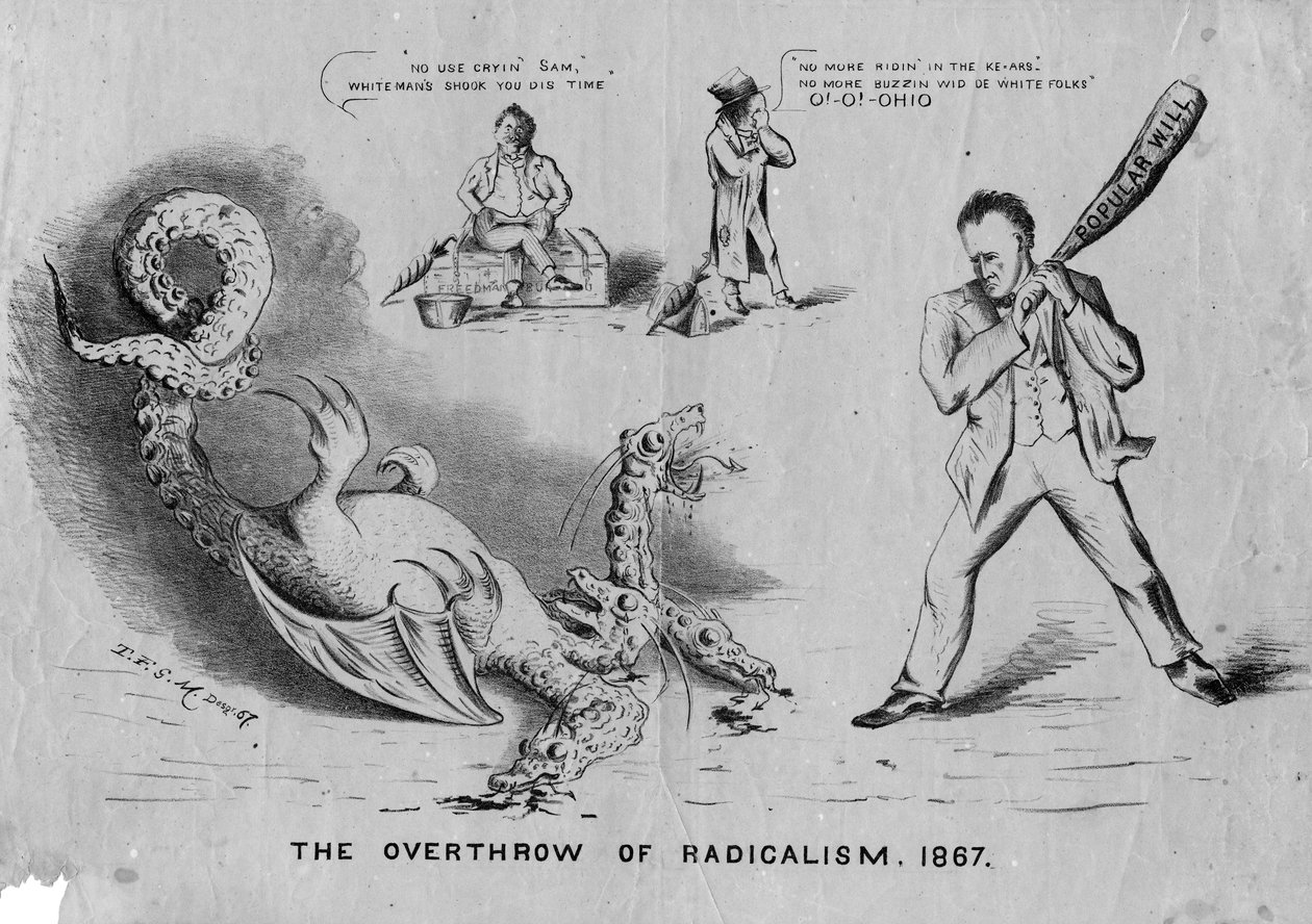 कट्टरपंथ का उखाड़ फेंकना, 1867, c.1867 द्वारा अमेरिकी स्कूल