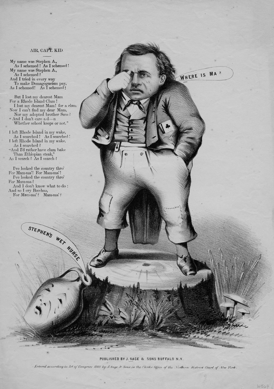 कहाँ है , Currer & Ives, न्यूयॉर्क, 1860 द्वारा प्रकाशित द्वारा अमेरिकी स्कूल