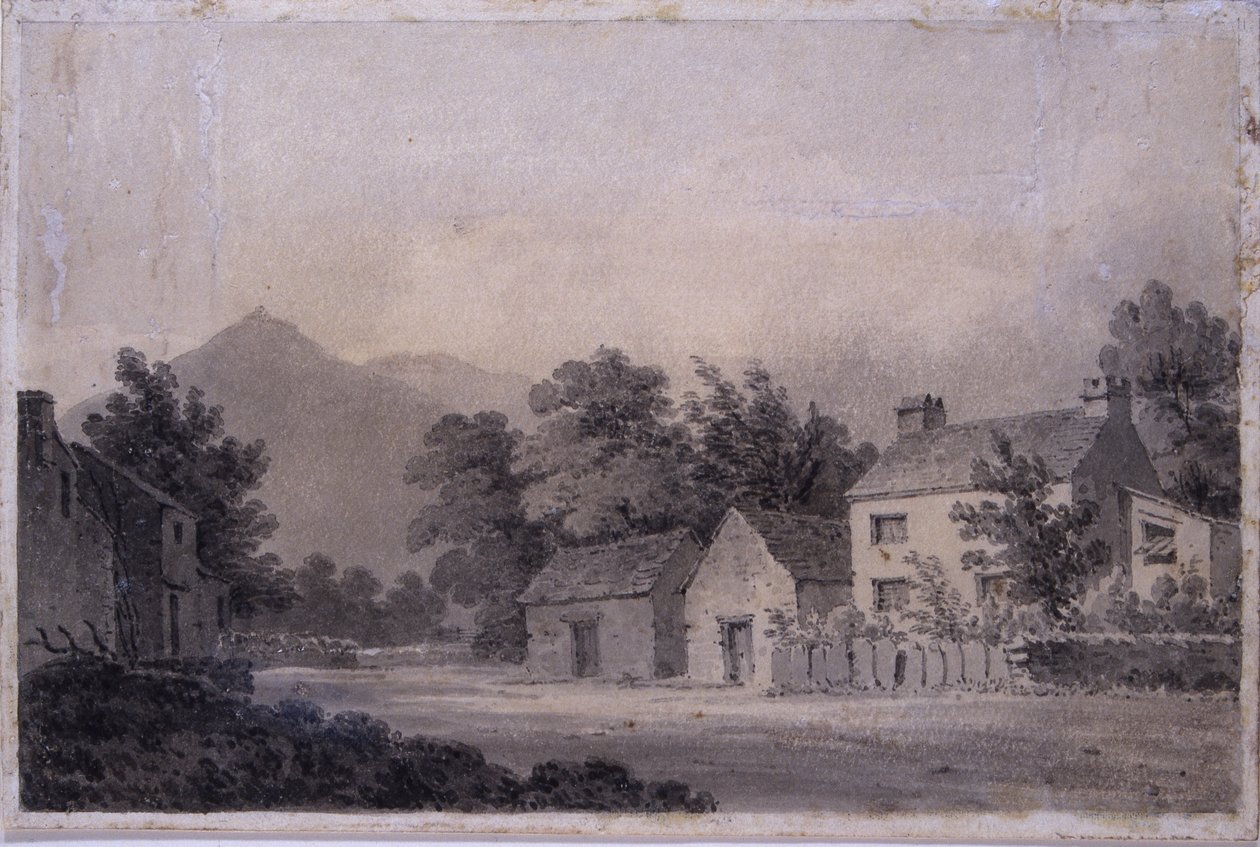 कबूतर कॉटेज, ग्रेमेरे, c.1806 (wc कागज पर) द्वारा अमोस ग्रीन