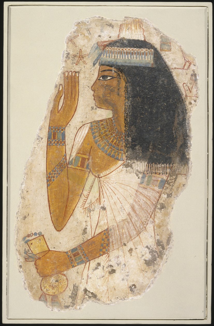 Thepu, Thebes के नेबामुन की माँ, सीए 1390-1353 ई.पू. द्वारा प्राचीन मिस्र