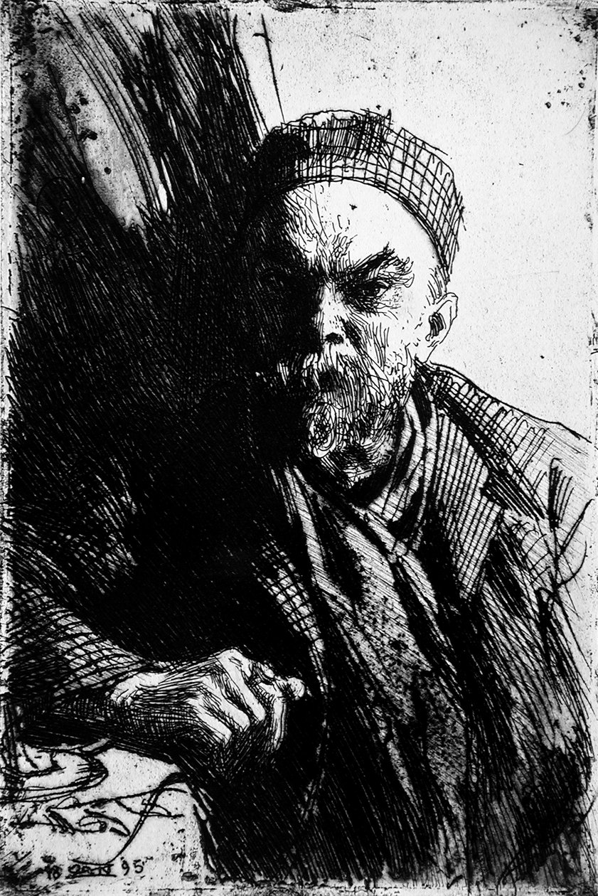 कवि पॉल वेर्लिन का चित्रण 1844-1896, 1895 द्वारा अलग है लियोनार्ड ज़ोर्न