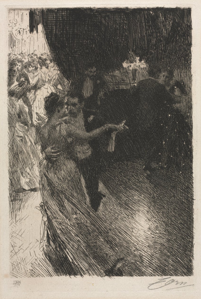वाल्ट्ज, 1891। द्वारा अलग है लियोनार्ड ज़ोर्न