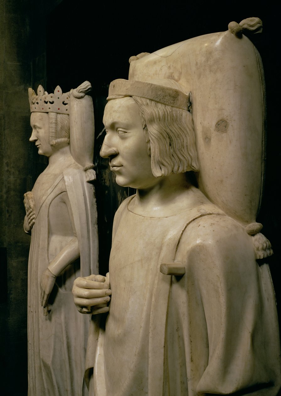 चार्ल्स वी की कब्र से &39;वाइज&39; (1338-80) c.1364 (संगमरमर) के प्रयास द्वारा आंद्रे ब्यूनेवु
