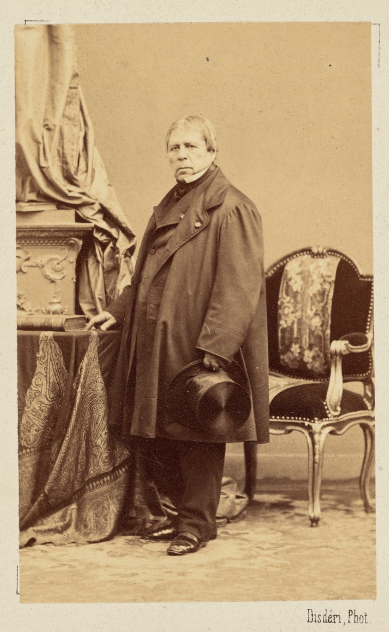 जीन-अगस्टे-डोमिनिक इंग्रेस, सीए 1860। द्वारा आंद्रे एडोल्फ यूजीन डिसडेरी