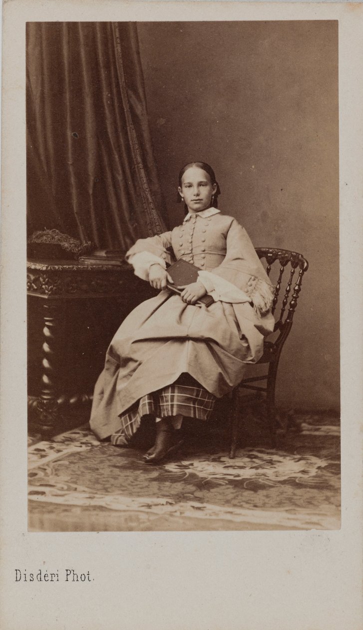 ल्यूचेनबर्ग की राजकुमारी यूजेनिया मैक्सिमिलियानोव्ना का पोर्ट्रेट 1845-1925, सीए 1865। द्वारा आंद्रे एडोल्फ यूजीन डिसडेरी