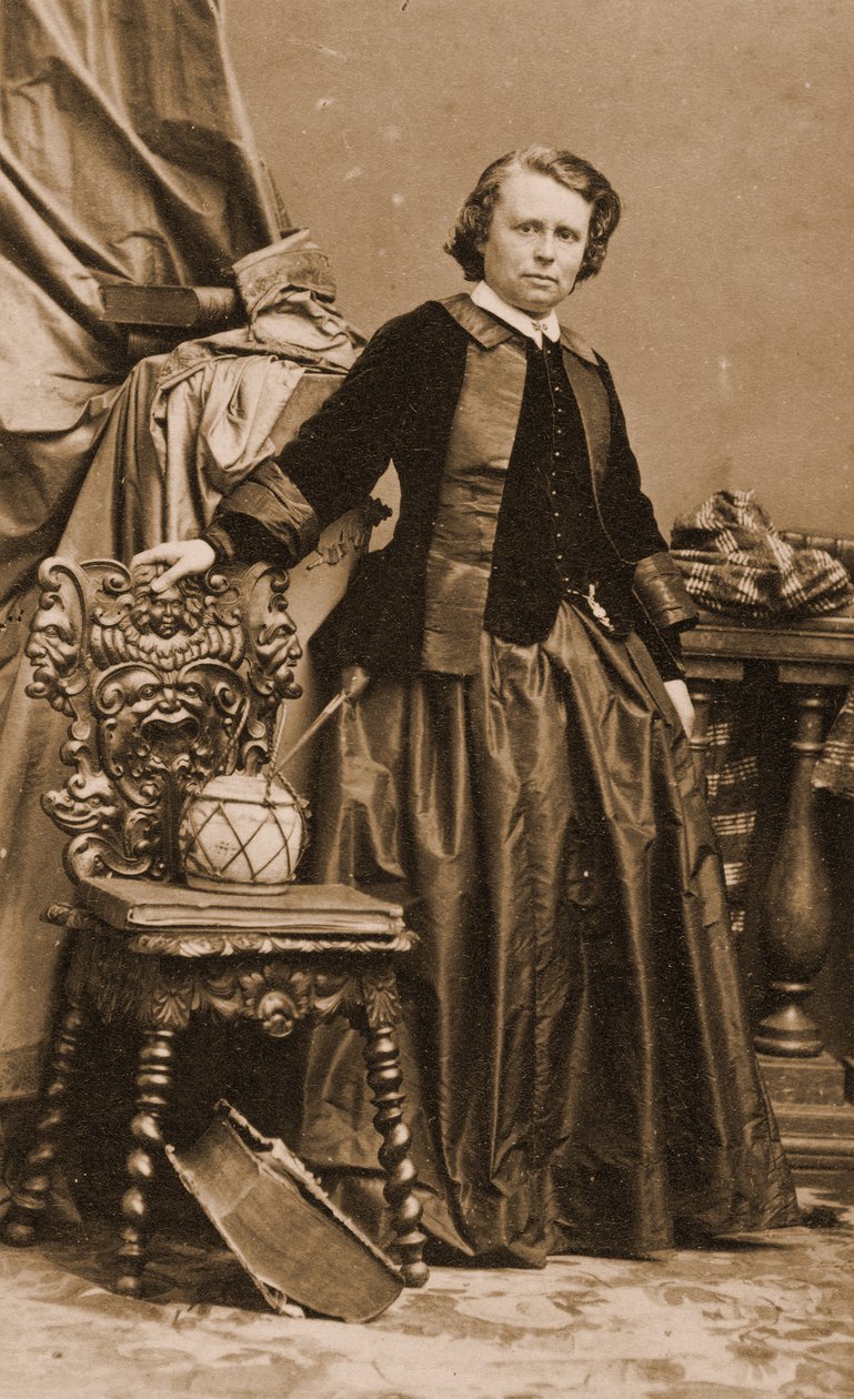 रोजा बोनहेर का पोर्ट्रेट, c.1861 (फोटो) द्वारा आंद्रे एडोल्फ यूजीन डिसडेरी
