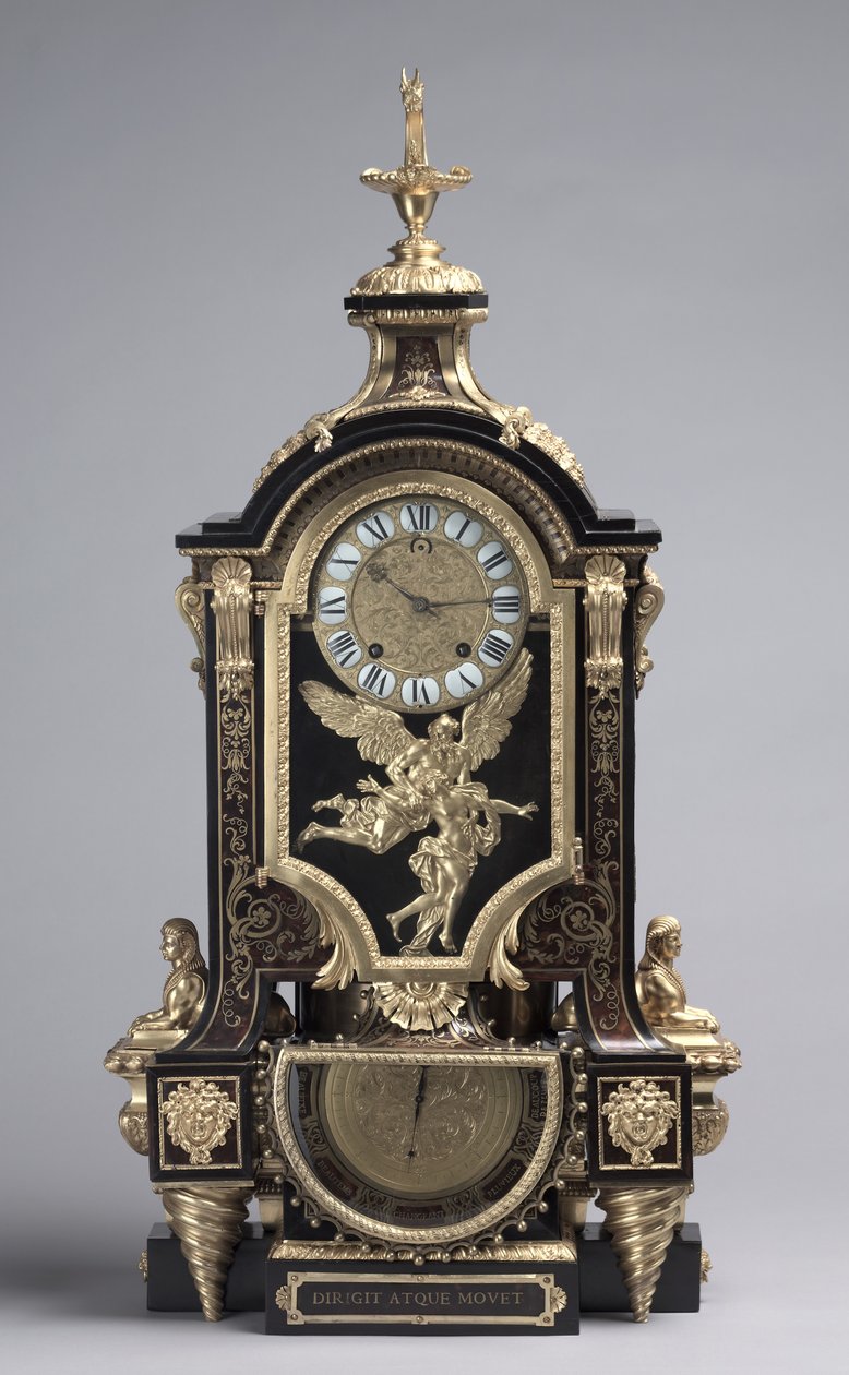 घड़ी, आंदोलन निर्माता बाल्टासर मार्टिनोट, c.1695 द्वारा आंद्रे चार्ल्स बाउल