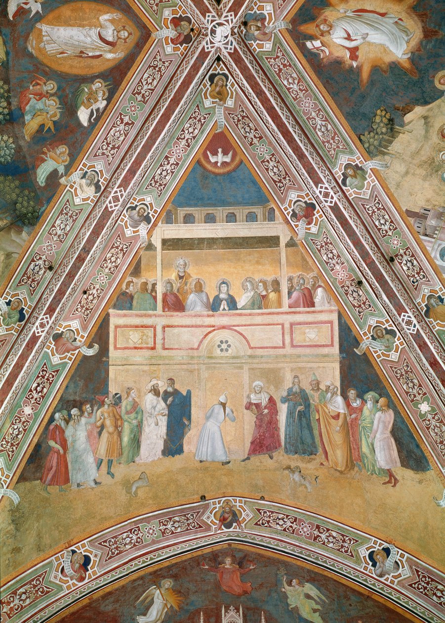 पेंटेकोस्ट, c.1366-68 द्वारा एंड्रिया डि बोनाईटो