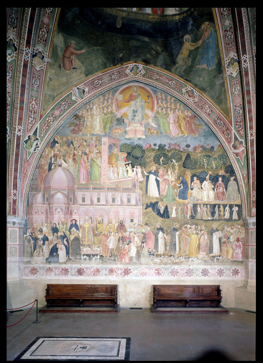 चर्च चैपल और विजयी, स्पेनिश चैपल में, c.1369 द्वारा एंड्रिया डि बोनाईटो