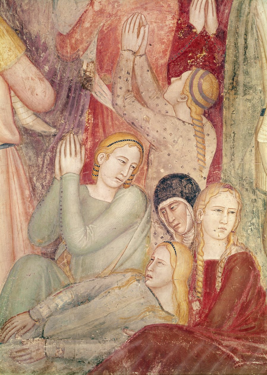 सेंट पीटर शहीद की उपदेश, c.1366-68 (439289 का विवरण) द्वारा एंड्रिया डि बोनाईटो