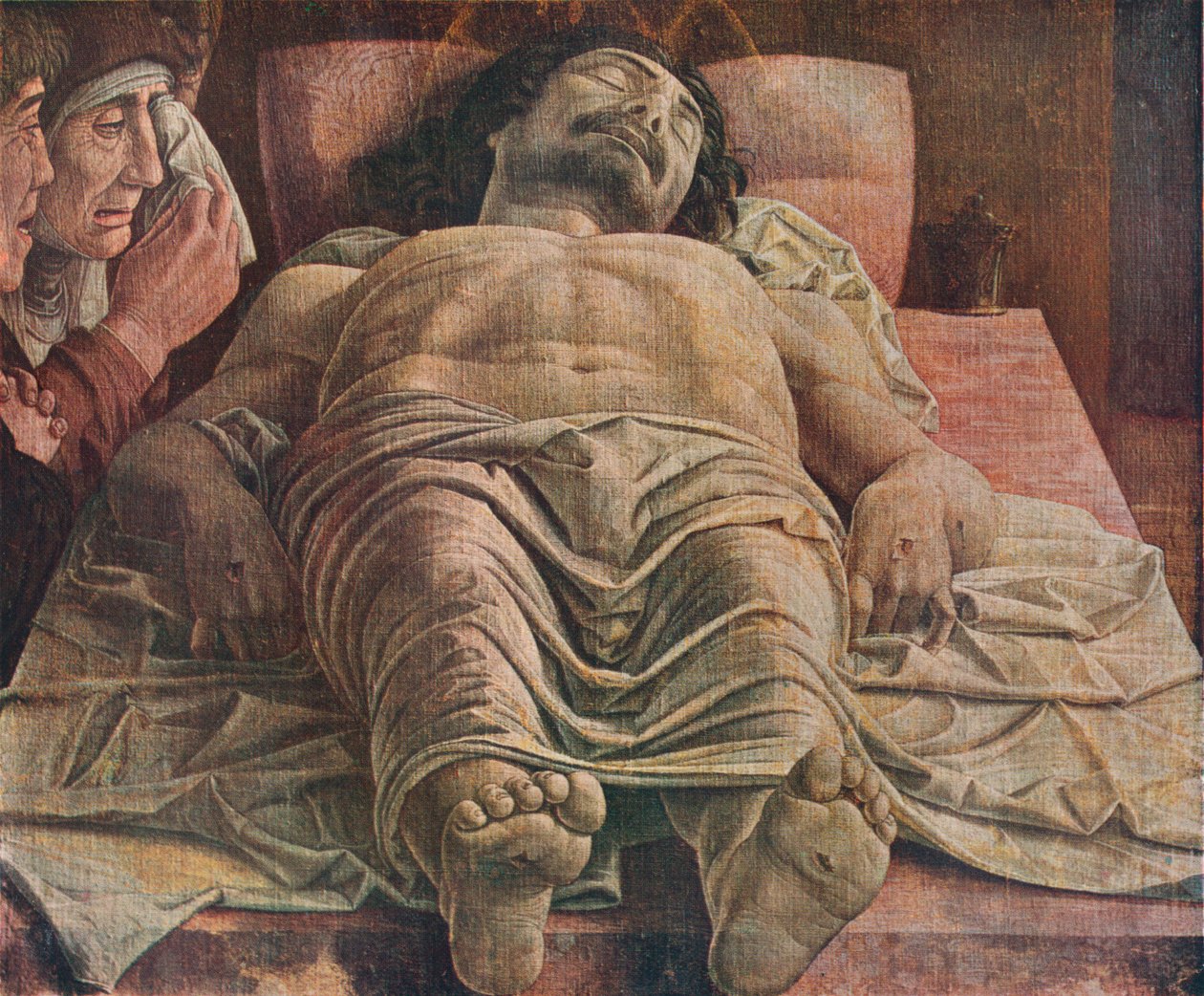 1470-1474, 1930 को मृत मसीह पर विलाप। द्वारा एंड्रिया मेंटेग्ना