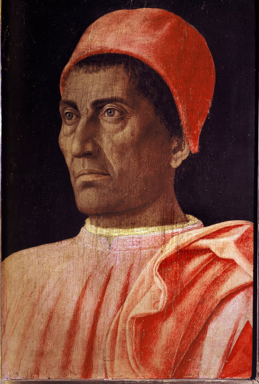 पुजारी कार्लो का पोर्ट्रेट द्वारा Cosimo de'Medici द्वारा एंड्रिया मेंटेग्ना