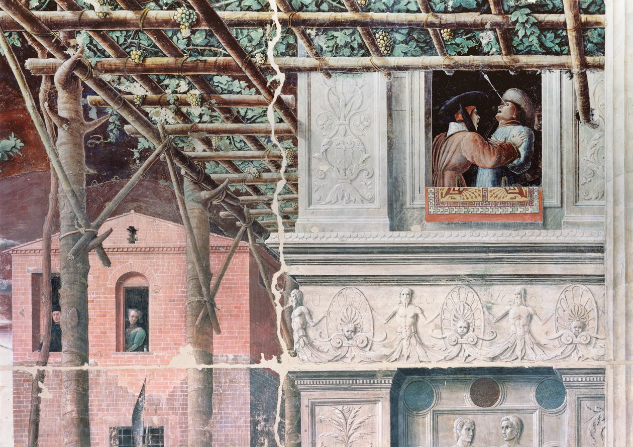 सेंट क्रिस्टोफर की शहादत, c.1450-56 (फ्रेस्को) द्वारा एंड्रिया मेंटेग्ना