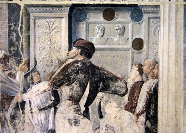 सेंट क्रिस्टोफर की शहादत, दर्शकों का विस्तार, c.1450-56 द्वारा एंड्रिया मेंटेग्ना