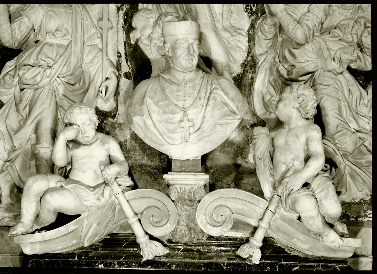 कार्डिनल फोर्टगुएरी (संगमरमर) के अंतिम संस्कार स्मारक का विवरण (434103 का विवरण) द्वारा एंड्रिया डेल वेरोकियो