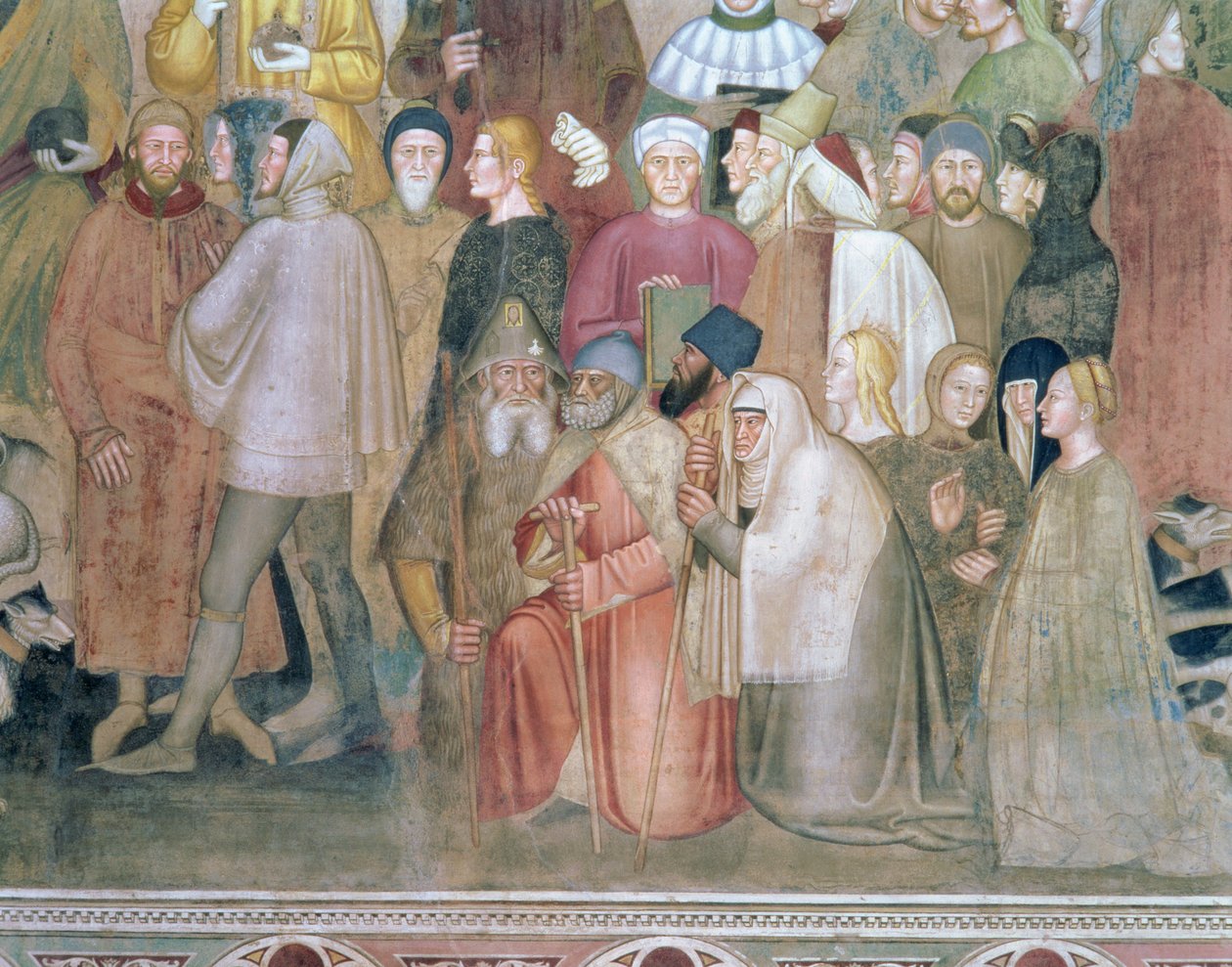 चर्च चैपल और विजयी, स्पेनिश चैपल से विस्तार, c.1369 द्वारा एंड्रिया डि बोनाईटो