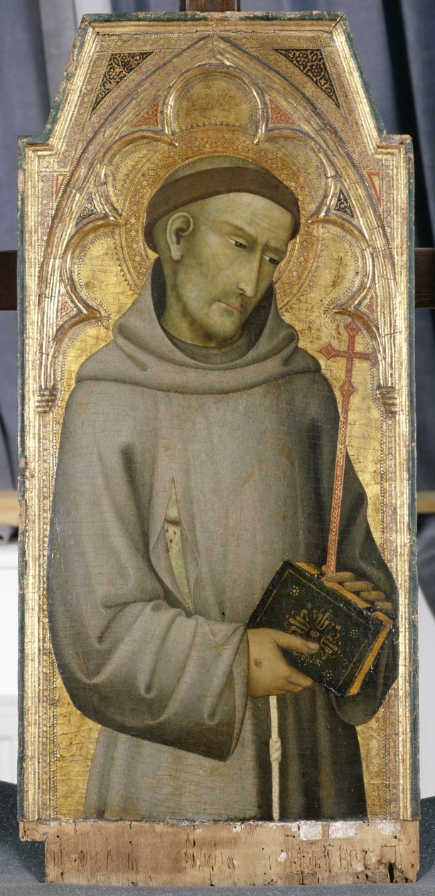 सेंट फ्रांसिस, c.1375 (चिनार की लकड़ी पर तड़का) द्वारा एंड्रिया डि वन्नी डी एंड्रिया सालवानी एंड्रिया डी वानी डी एंड्रिया सालवानी