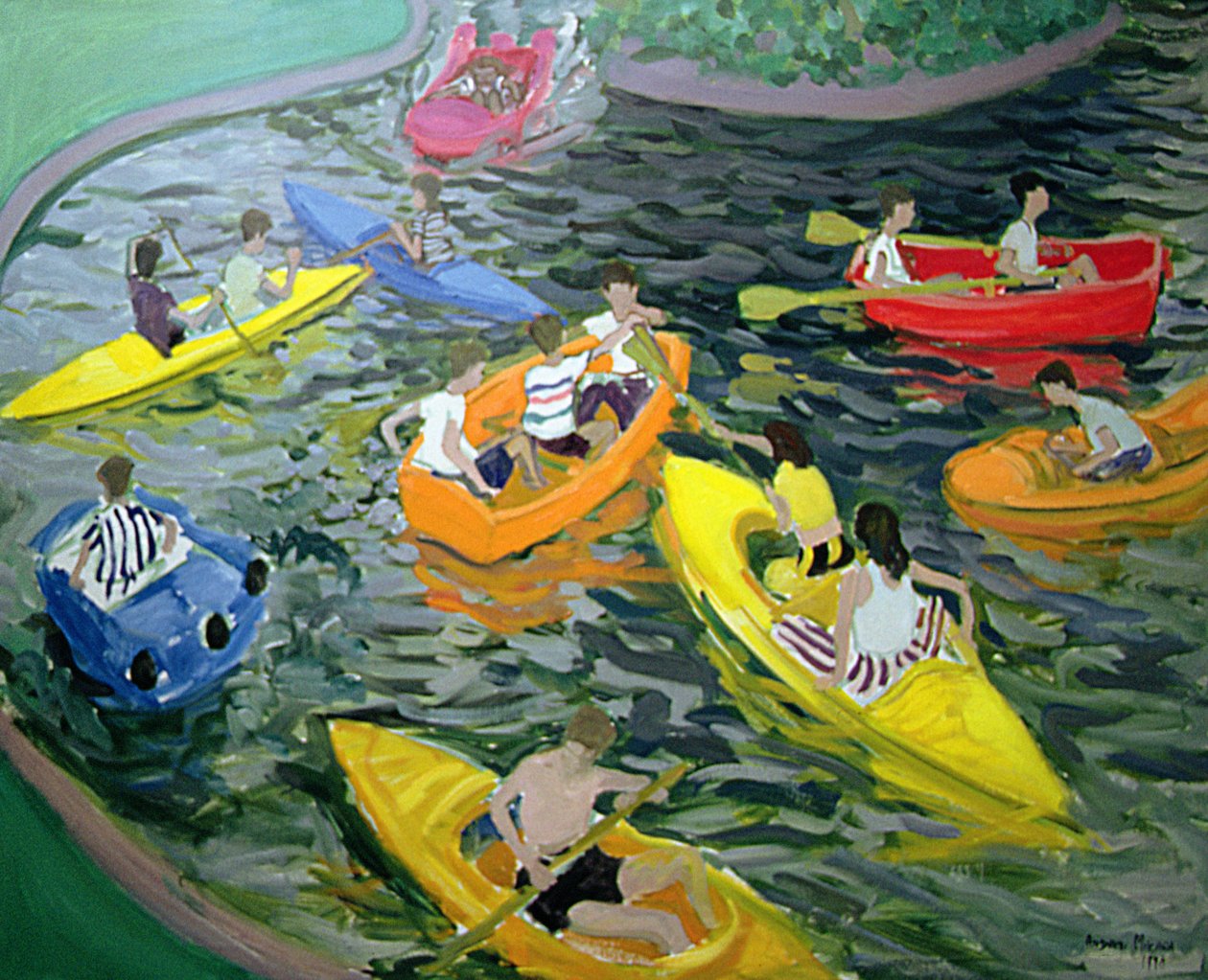 Canoes, विकस्टेड पार्क द्वारा एंड्रयू मकारा