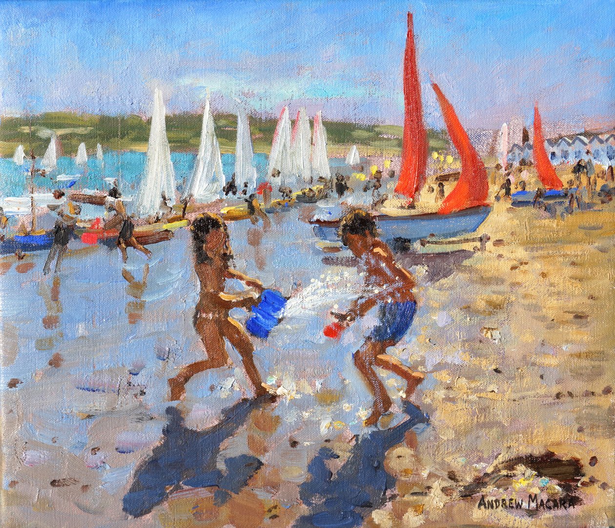 Splashing, Abersoch 2015 द्वारा एंड्रयू मकारा