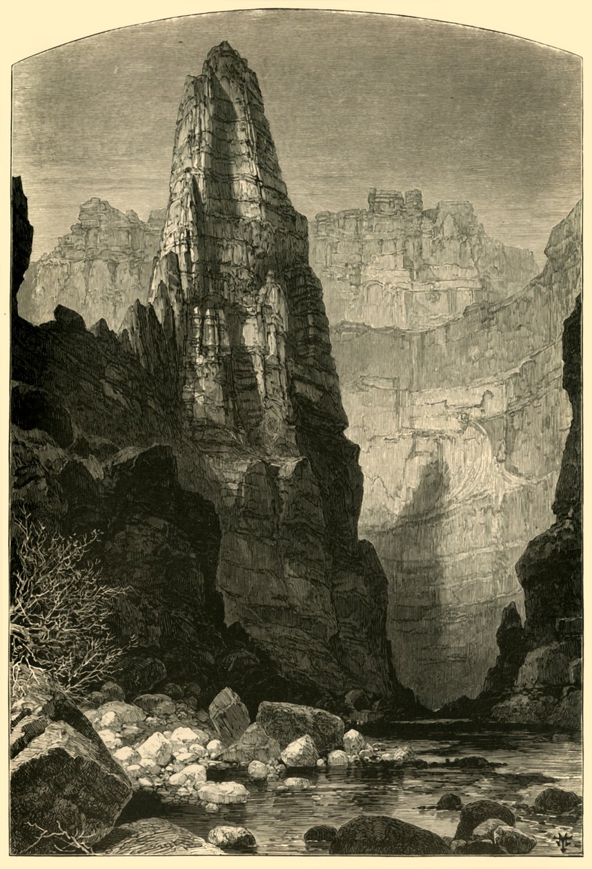 कनब घाटी, 1874। द्वारा एंड्रयू वरिक स्टाउट एंथोनी