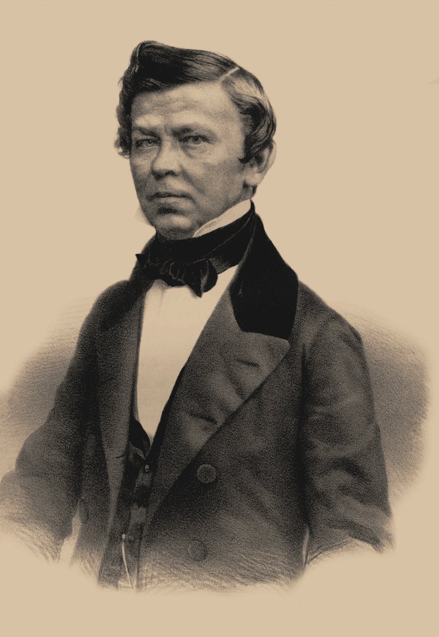 कवि व्लादिमीर ग्रिगोरीविच बेनेडिकटोव का पोर्ट्रेट 1807-1873, 1870 द्वारा एंड्रे मिखायलोविच लुशेव