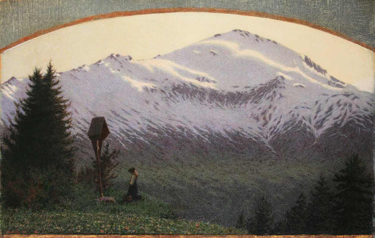 शाम का एवेन्यू मारिया, 1910। द्वारा एंजेलो मोरबेली
