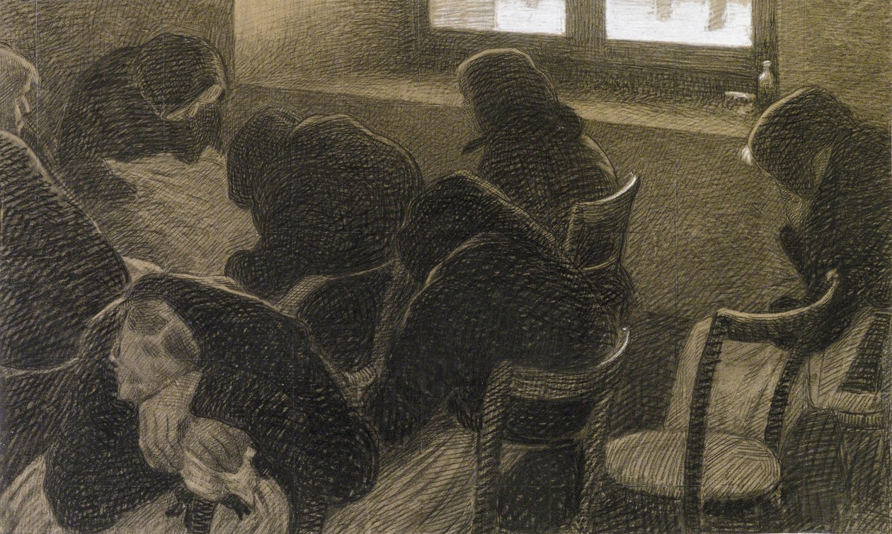 विंटर सिएस्टा, सी। 1902. द्वारा एंजेलो मोरबेली