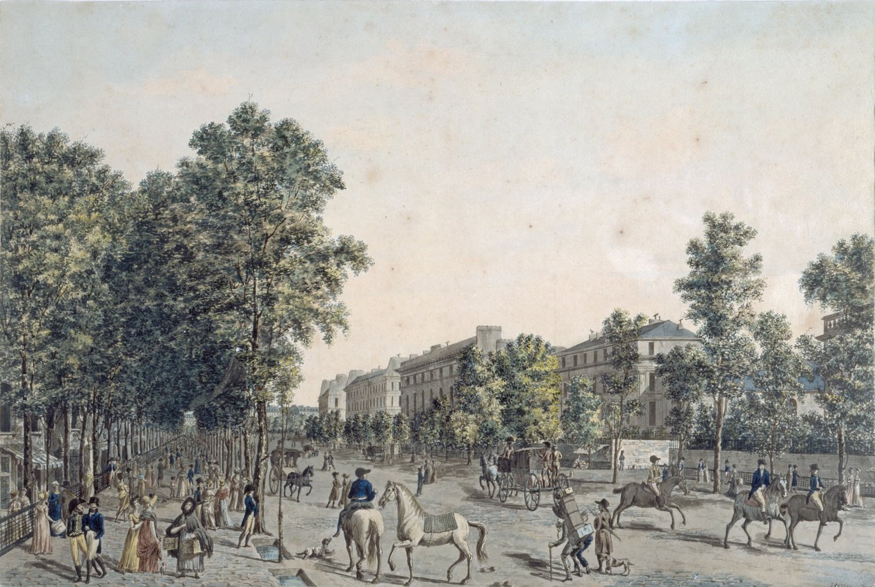 1804 में ग्रांउड बुलेवार्ड्स द्वारा गर्बज के बाद एंजेलो