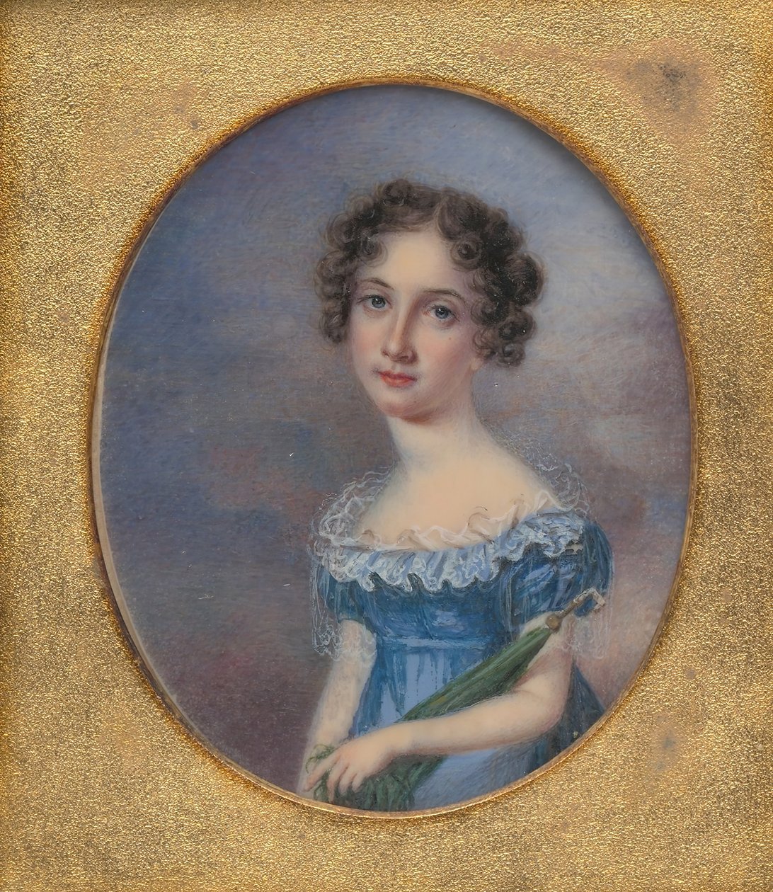 Sarah Ann Beck, ca. 1818.  द्वारा अन्ना क्लेपोल मोल