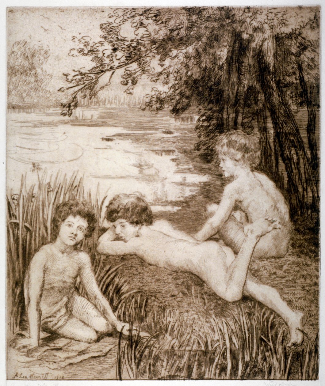 'जंगली बतख', 1913। द्वारा अन्ना ले मेरिट