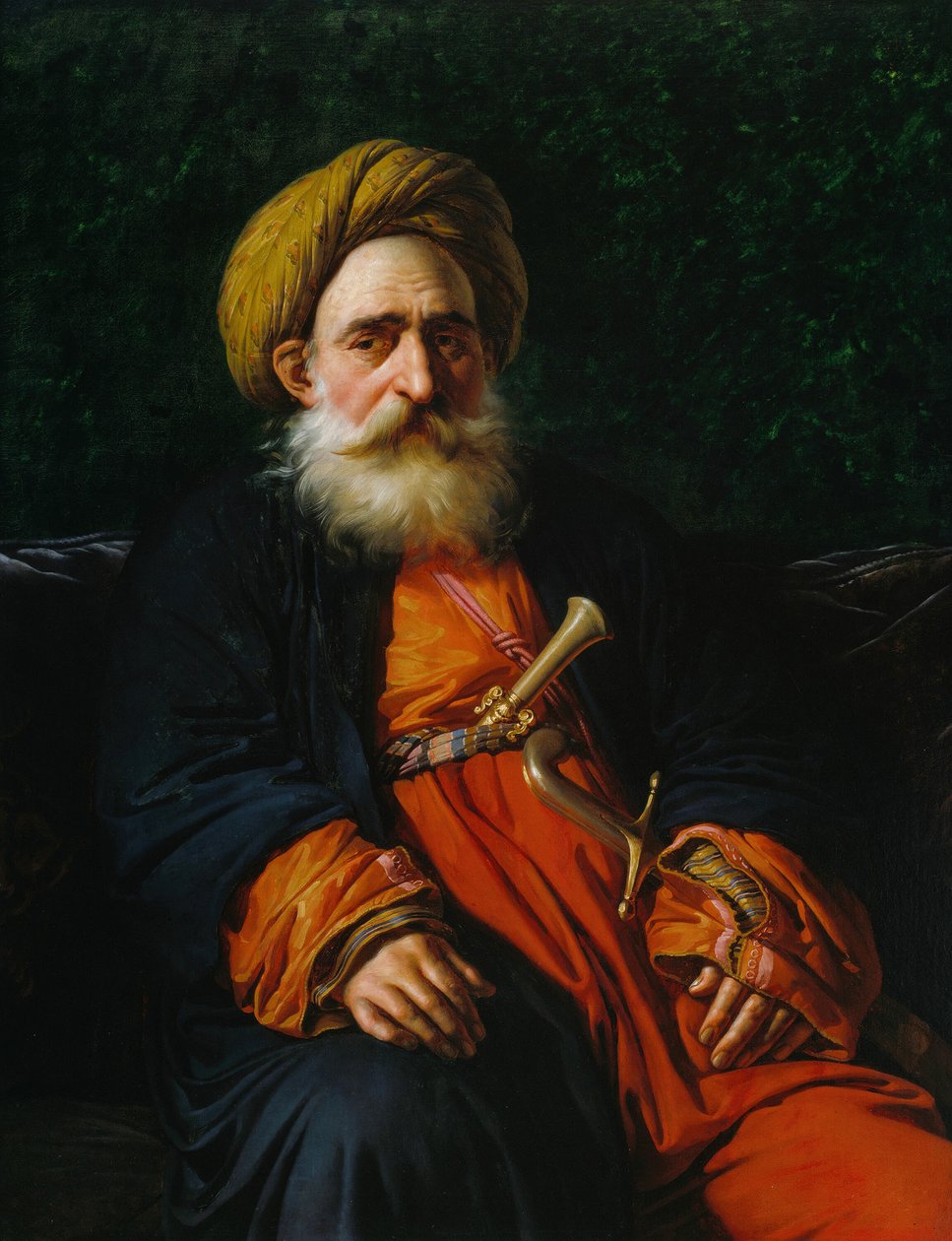 काचेफ डाहौथ का पोर्ट्रेट, क्रिश्चियन मामेलुके, 1804। द्वारा ऐनी लुई गिरोडेट डी रूसो ट्रायोसन