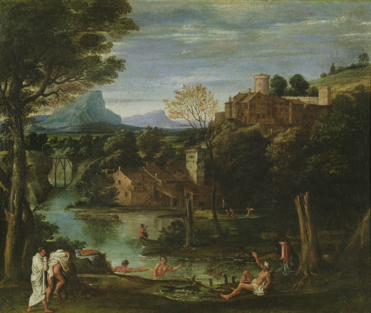 लैंडस्केप, c.1602 द्वारा एनीबेल कार्रेसी