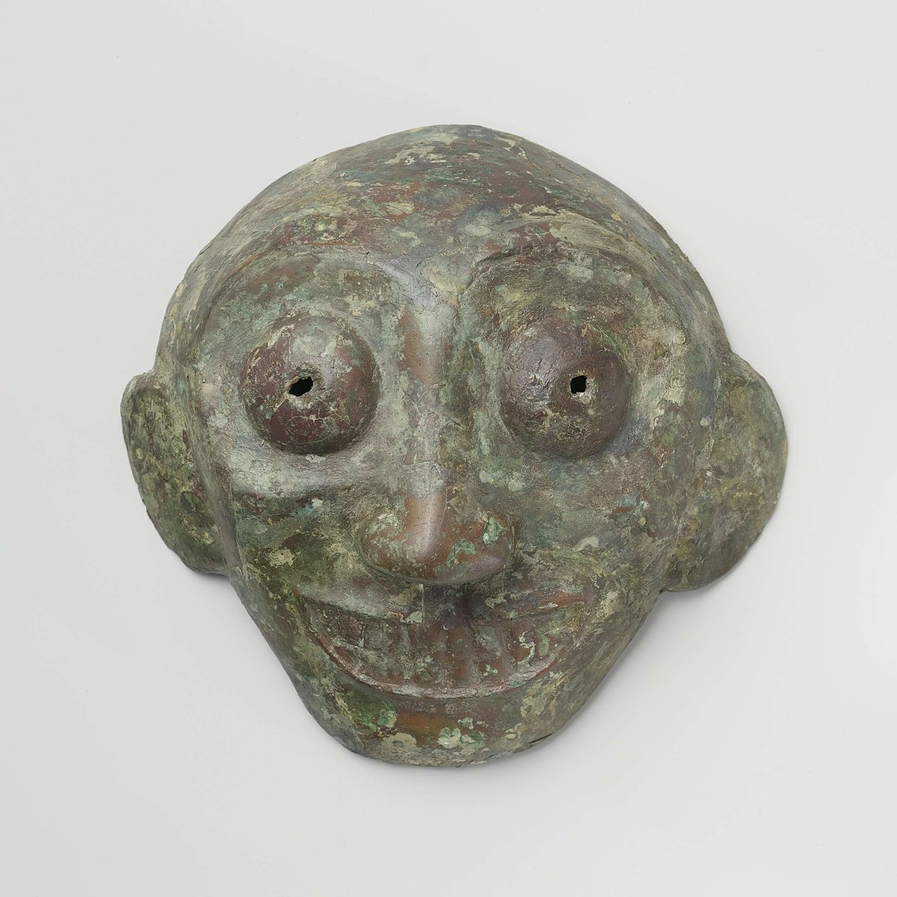 चीनी कांस्य मुखौटा, c.1100-800 ईसा पूर्व (कांस्य) द्वारा अज्ञात अज्ञात