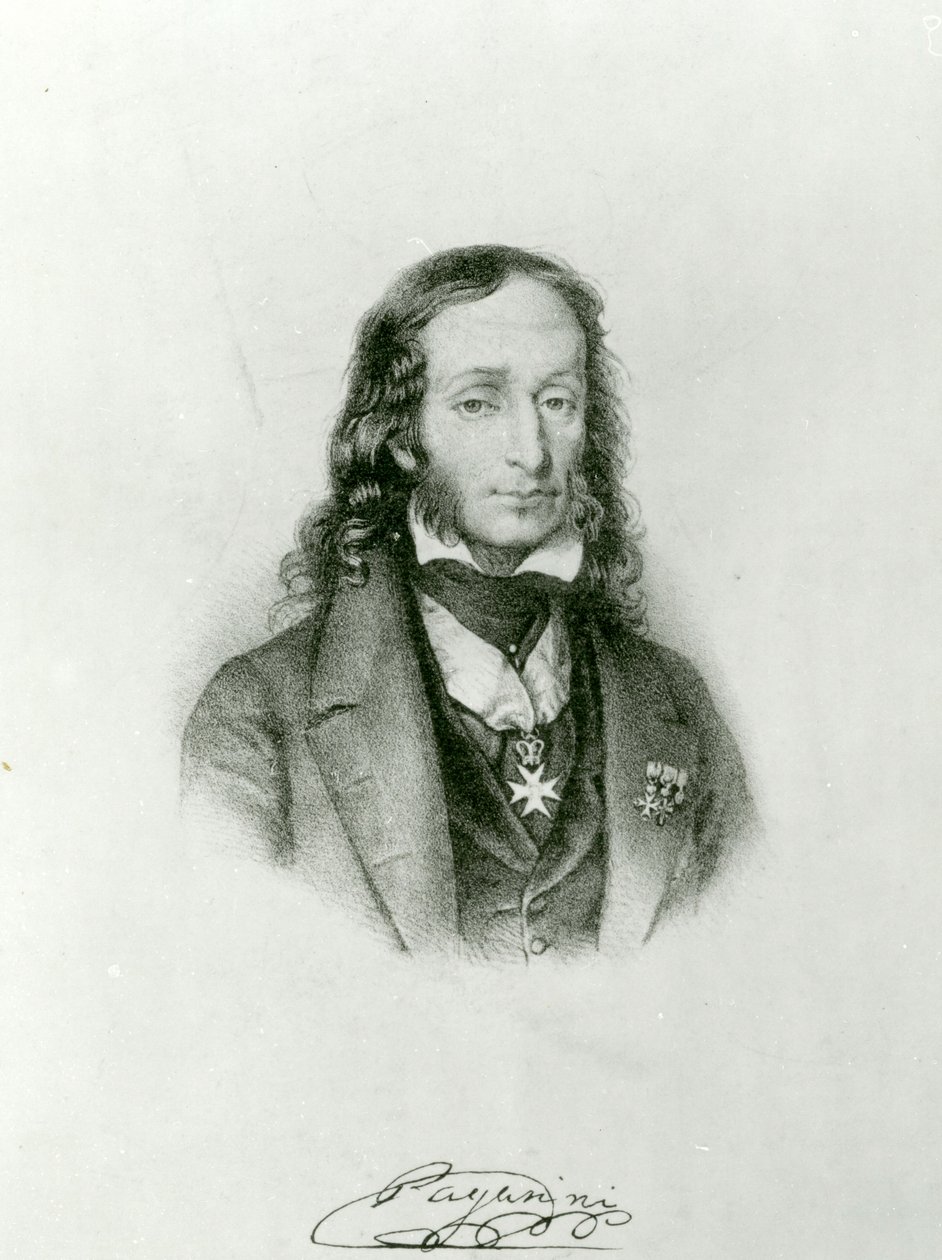 निकोलो पागनिनी (1782-1840) द्वारा अज्ञात अज्ञात