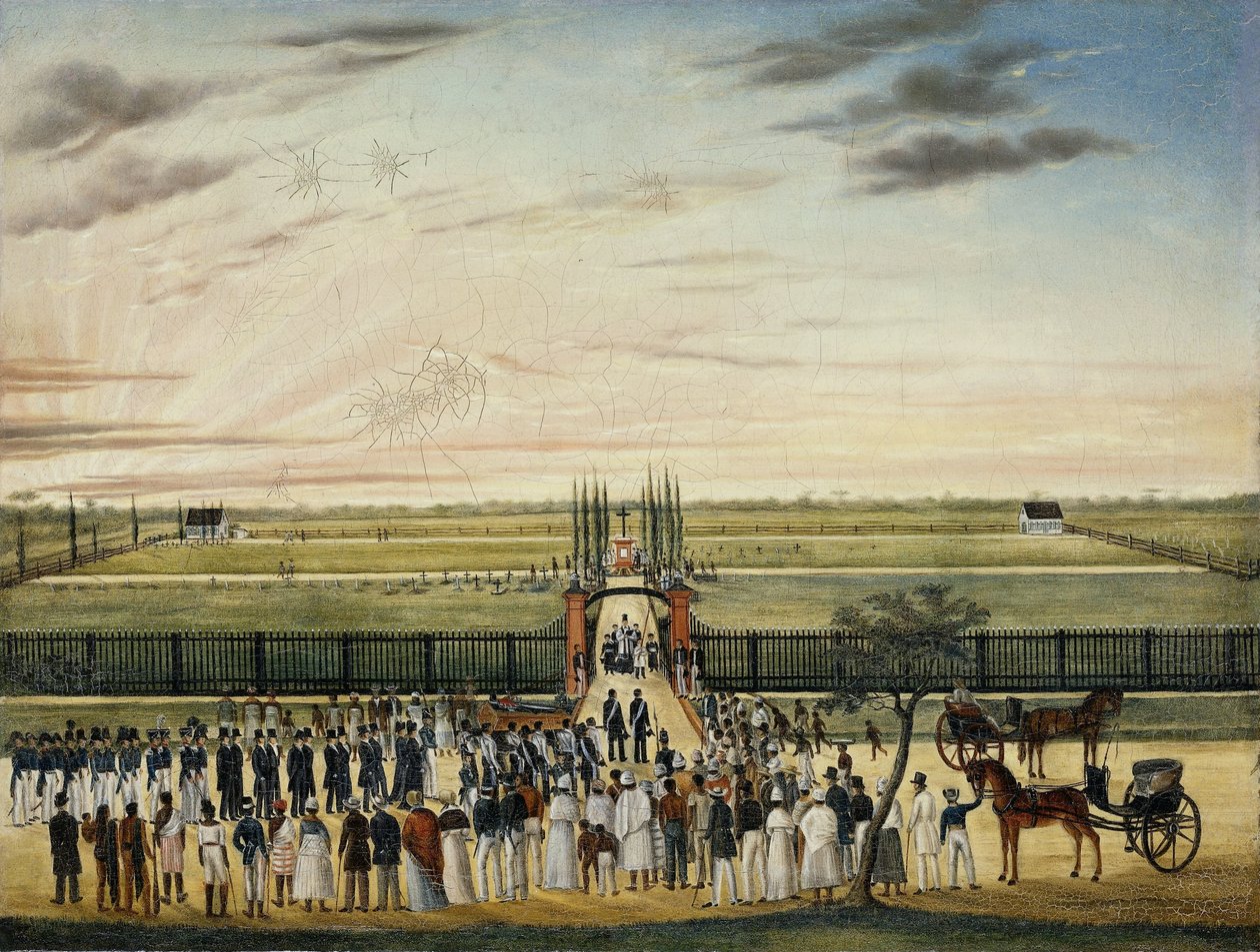पारामारिबो में फादर जोआन्स विटस जानसेन (1803-43) का दफ़नाना द्वारा गुमनाम