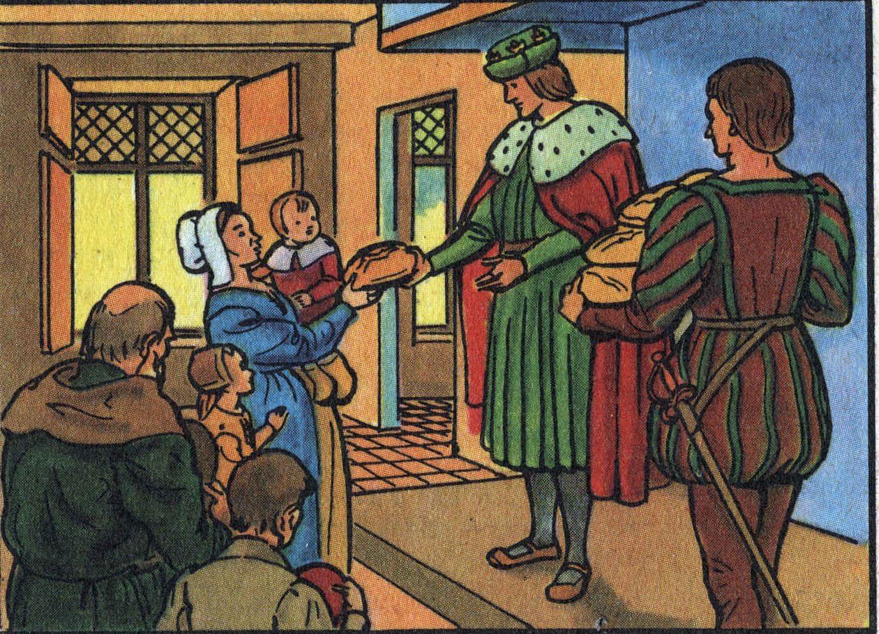 फ्रांस के राजा लुई XII (1462-1515) "" पेरे डू पीपल "" में बेनामी चित्रण "" फ्रांस के राज्य के प्रमुखों और प्रमुखों का संग्रह ""। 20 वीं सदी। निजि संग्रह। द्वारा अनाम अनाम