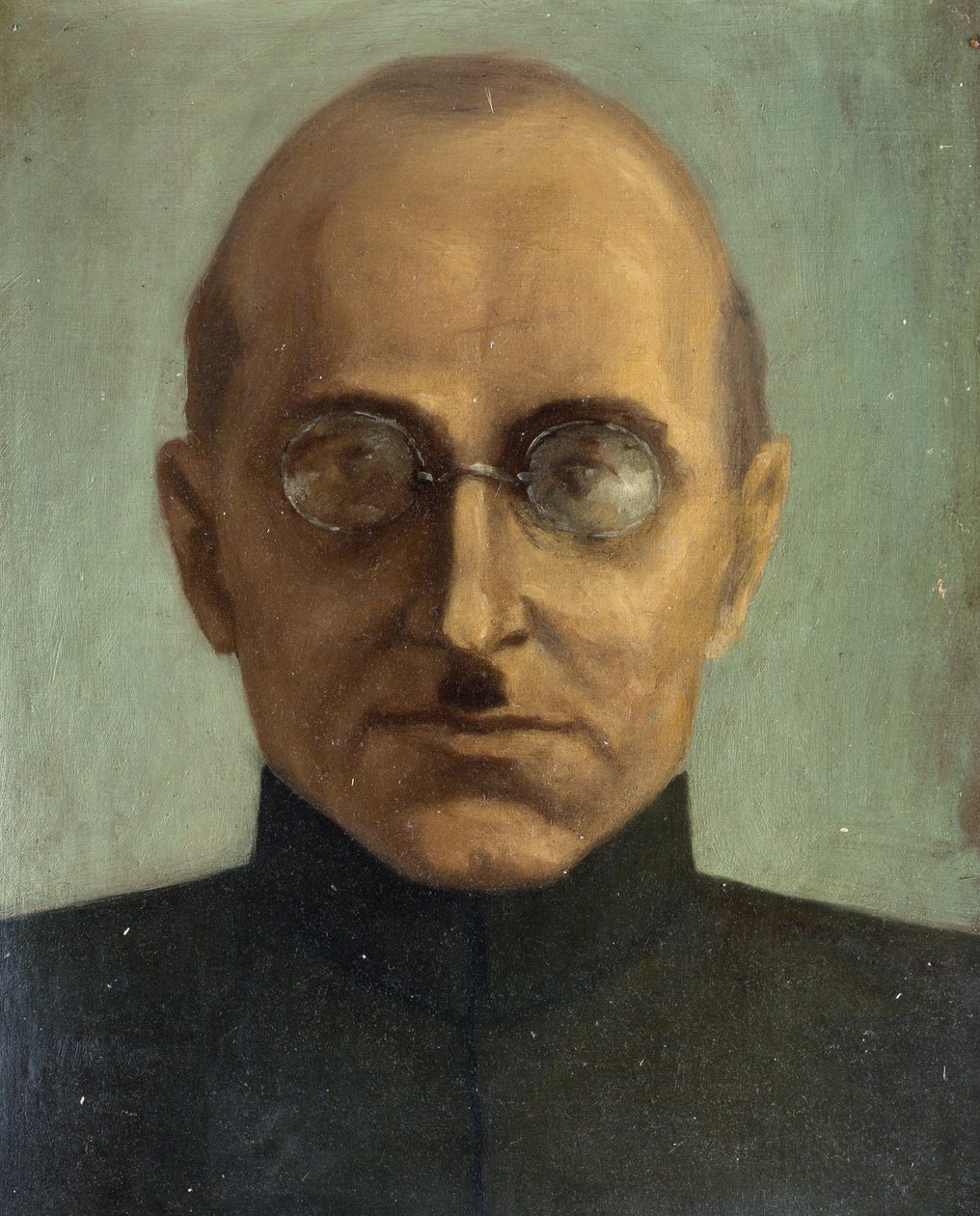 "" लवरेंटी बेरिया का पोर्ट्रेट (या लावेरेंटी बेरिया) (1899-1953) सोवियत राज्य के अधिकारी "" बेनामी पेंटिंग निजी संग्रह द्वारा अनाम अनाम