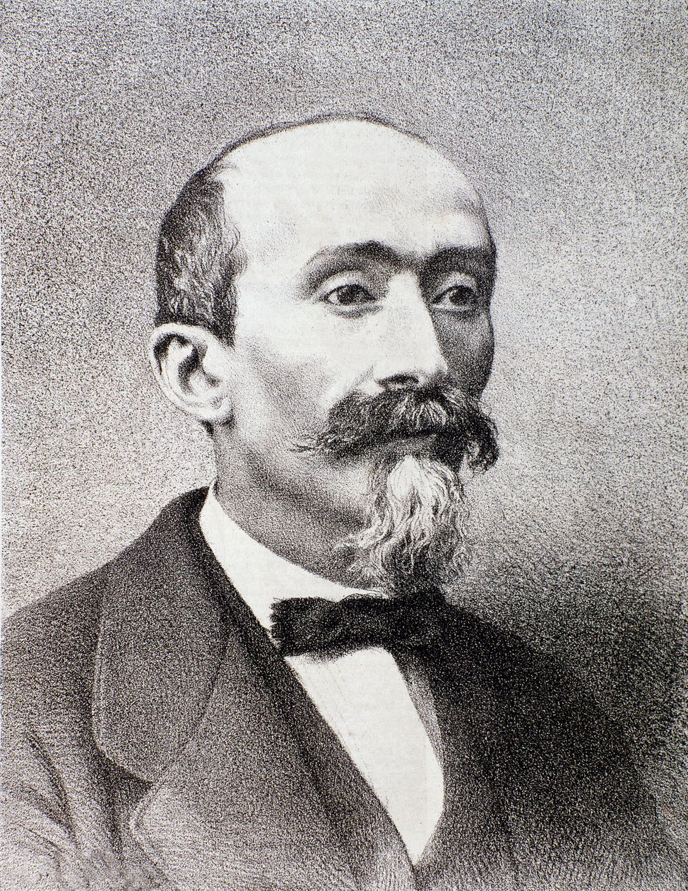 एंटोनियो कैग्नोनी का पोर्ट्रेट (1828-1896) इतालवी संगीतकार मिलानी निजी संग्रह द्वारा अनाम अनाम