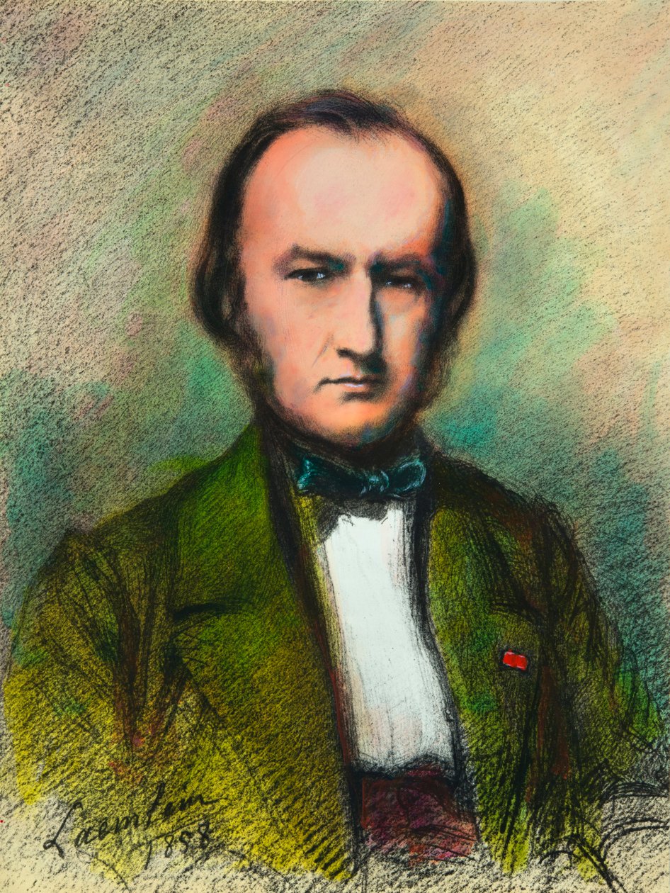 क्लाउड बर्नार्ड का पोर्ट्रेट (1813-1878) फिजिशियन और फिजियोलॉजिस्ट, प्रिवी कलेक्शन द्वारा अनाम अनाम