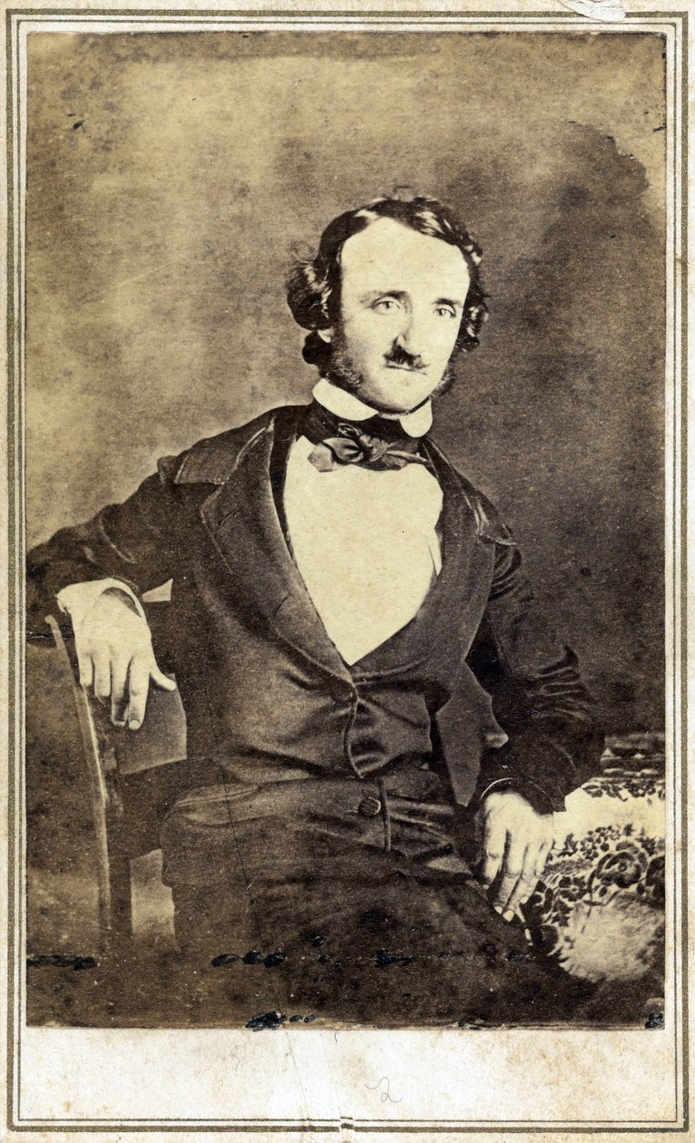 एडगर एलन पो का पोर्ट्रेट (1809-1849), बेनामी। डागुएरियोटाइप द्वारा अनाम अनाम