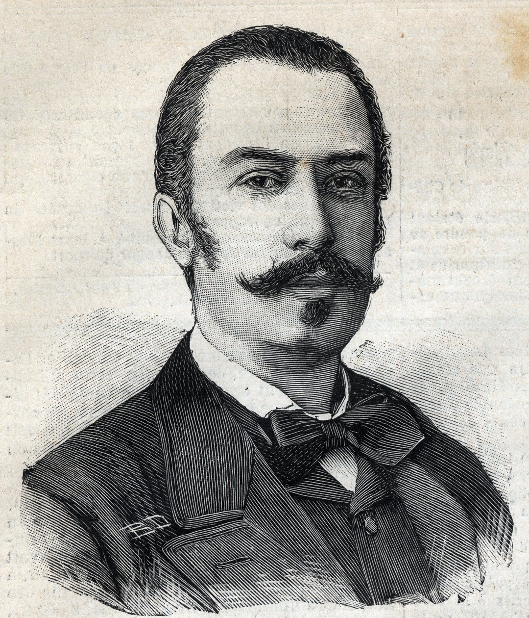 जियोवानी गियोलिट्टी का पोर्ट्रेट (1842-1928) इतालवी राजनेता, मंत्रिपरिषद के अध्यक्ष। "" ले पेट्रो पेरिसियन "" में उत्कीर्णन द्वारा अनाम अनाम