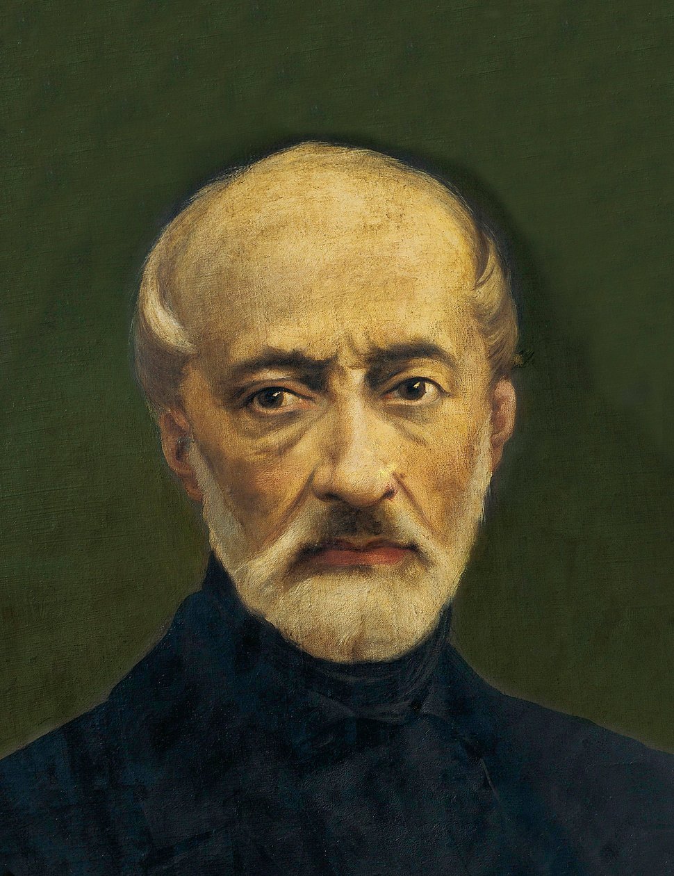 Giuseppe Mazzini (1805-1872), इतालवी राजनीतिज्ञ और राष्ट्रवादी का पोर्ट्रेट। बेनामी पेंटिंग द्वारा अनाम अनाम