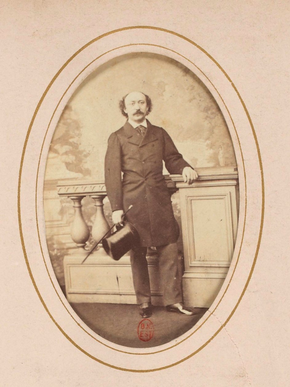 संगीतकार लुइगी अर्दिति (1822-1903), बेनामी का पोर्ट्रेट। एल्बुमिन फोटो। निजि संग्रह द्वारा अनाम अनाम