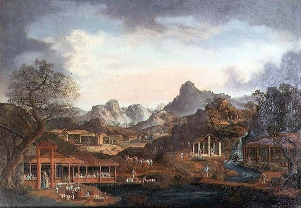 चीनी मिट्टी के बरतन की कहानी, c.1795 द्वारा अनाम अनाम