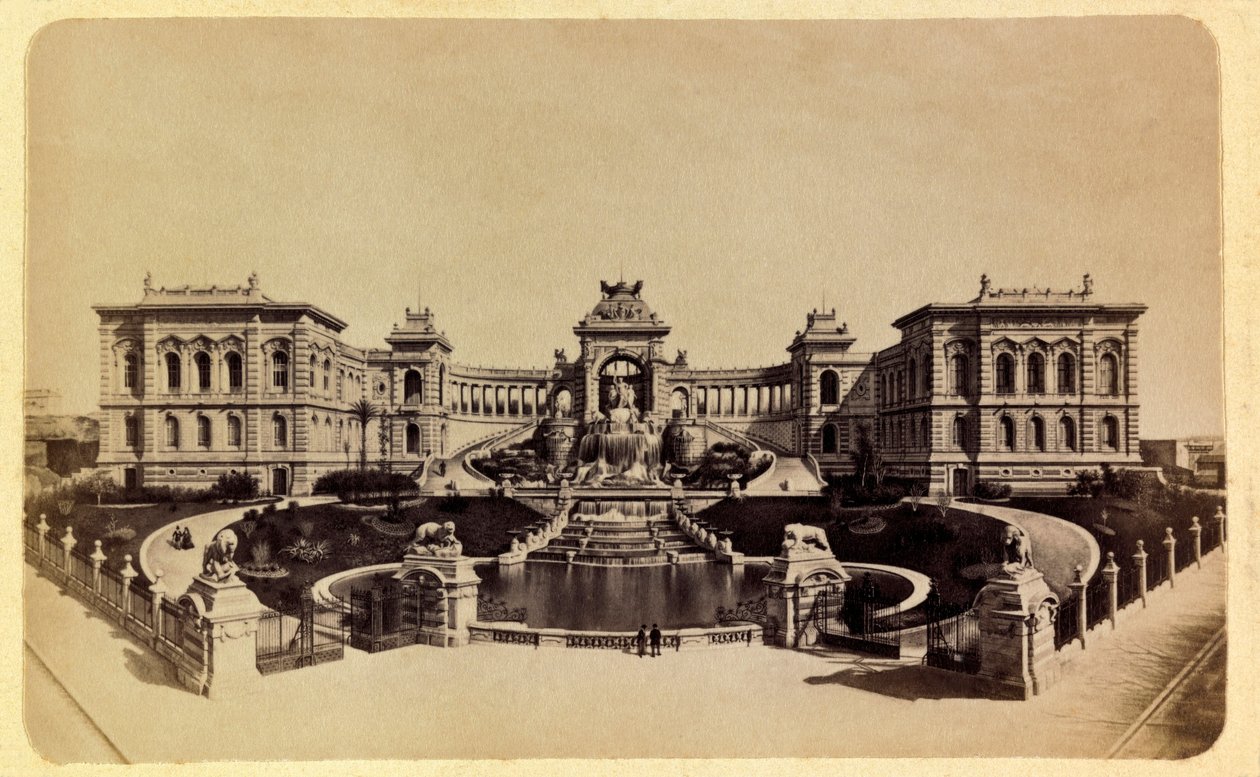 1885 -1890 के आसपास मार्सिले और उसके आसपास का शहर: लोनचैम्प पैलेस (ललित कला संग्रहालय), निजी संग्रह द्वारा अनाम अनाम