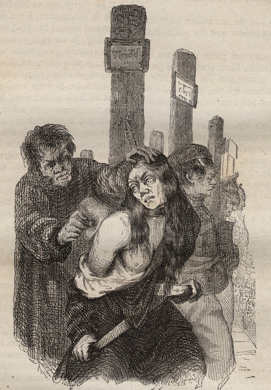 19वीं सदी में बाग्ने डी रोशफोर्ट पर निशान। पियरे ज़ैकोन (1817-1895) (कोलोनिया पेनेल - दंड कॉलोनी) द्वारा "उनके निर्माण से लेकर आज तक दोषियों का इतिहास" (1877) में उत्कीर्णन। निजि संग्रह। द्वारा अनाम अनाम