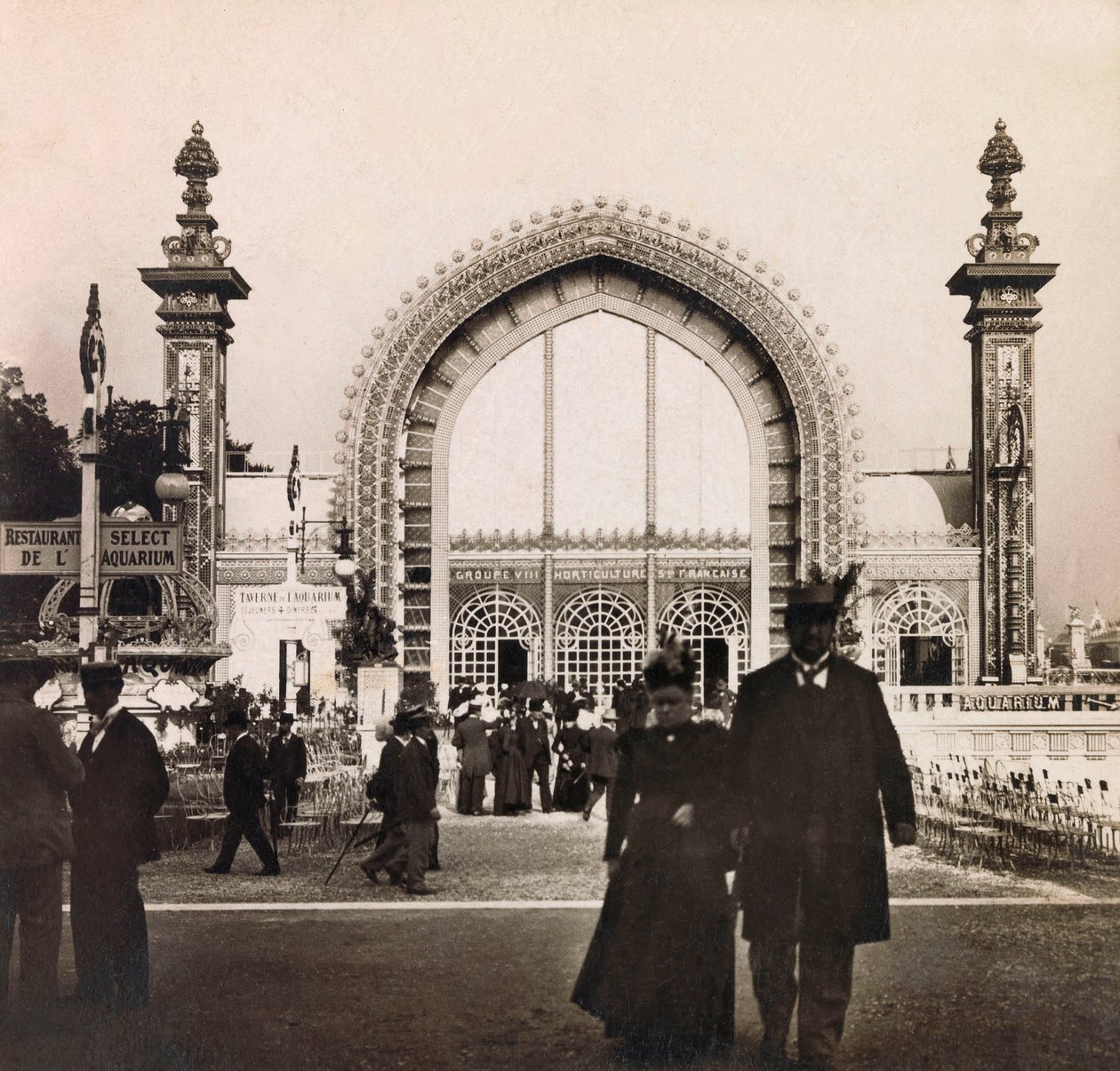 1900 का सार्वभौमिक प्रदर्शनी - पेरिस में प्रदर्शनी यूनिवर्सल डे 1900: ल'एंट्रे डेस सेरेस - निजी संग्रह द्वारा अनाम अनाम