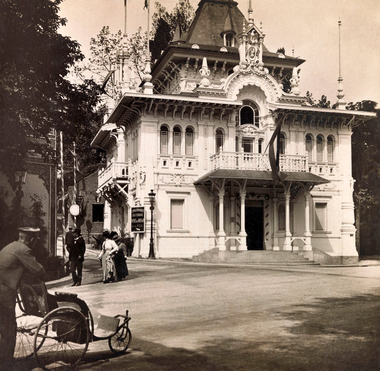 1900 की सार्वभौम प्रदर्शनी - पेरिस में 1900 की सार्वभौम प्रदर्शनी: दक्षिण अफ़्रीकी गणराज्य का मंडप - निजी संग्रह द्वारा अनाम अनाम